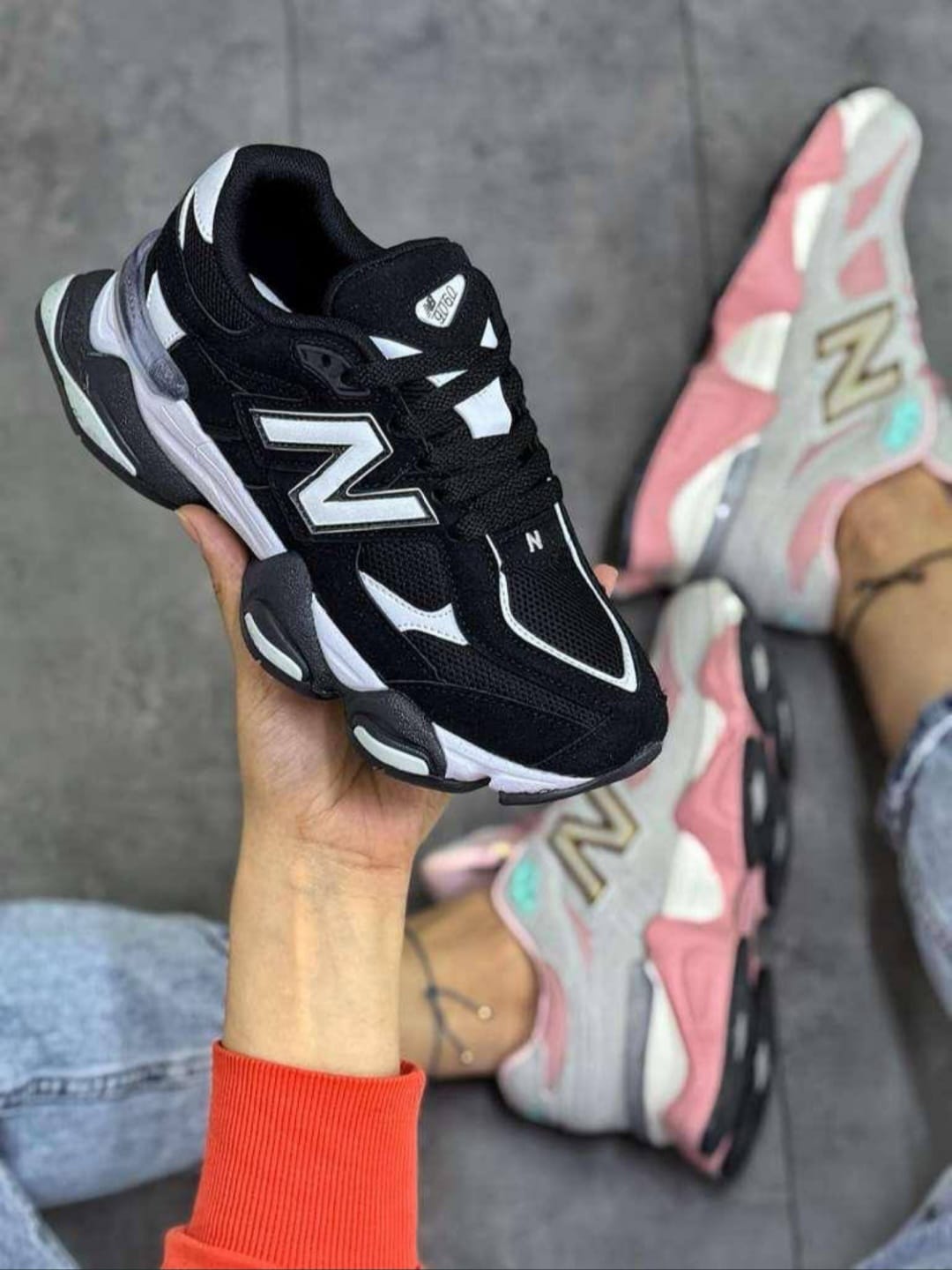 New Balance 9060 Black&White 1